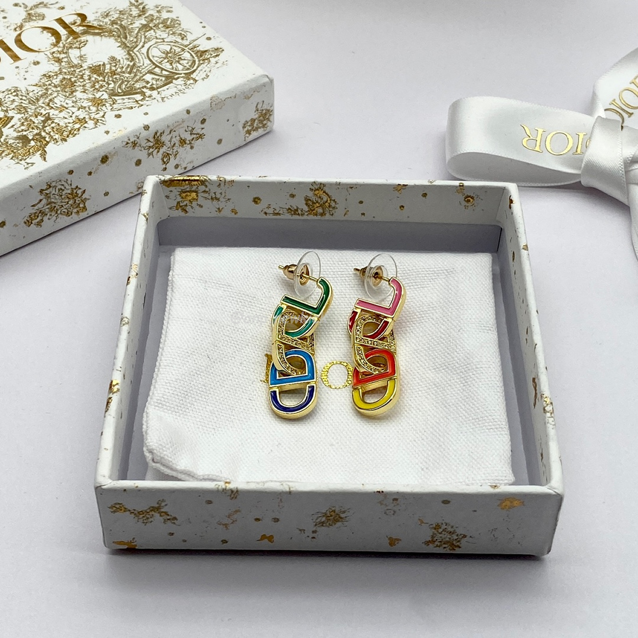 Dior Bracelet Necklace Earring Set (7) - www.newkick.vip